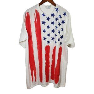 Retro Delta Proweight American Flag T-shirt Red White Blue Loud All-Over Print